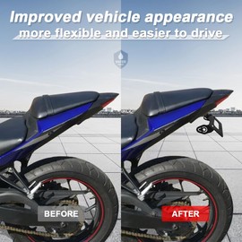 Xitomer Fender Eliminator Fit For YZF-R25 2014-2024 YZF R3 MT-25 MT-03 2015-2025 Fender Eliminator kits Tail Tidy with Led License Plate Light