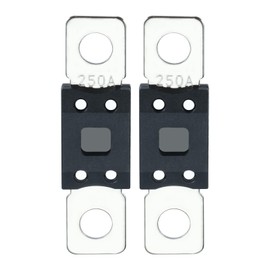 SURIEEN Mega Fuse 250A Amp Screw Fuse High Current Fuse Strip Fuse for Car, Truck, Motorhome, Construction Vehicles, Buses, Pack of 2