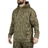 Mossy Oak Mens Camo Hunting Hoodie Performance Fleece, Bottomland, 3X