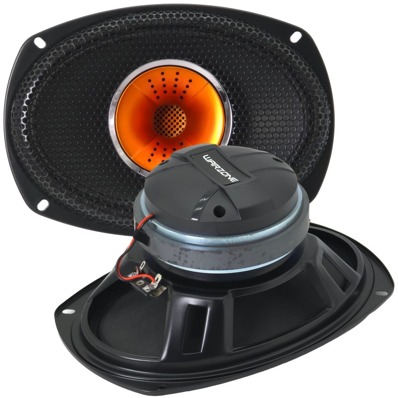 Warzone WZ69Si 6x9-Inch Mid-Range + Driver Speaker, 1200W Max, 4