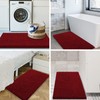 smiry Luxury Chenille Bath Rug 59''x20'', Extra Soft and Absorbent