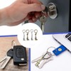 Key Fob, 4 Pieces Mini Caliper, Precision Mini Calliper Keyring,