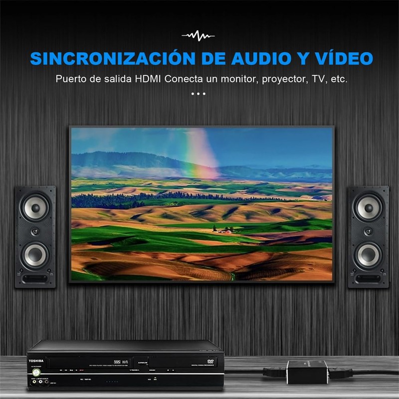 Genérico Separador de audio HDMI 4K x 2K, Divisor HDMI