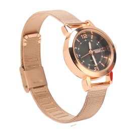 Cosiki Rose Gold Watch Women, Womens Watch, Elegant Stylish Quartz Watch Portable Scratch Resistant Day Date Watch Wristwatches for Women Womens Watches Quartz Waterproof Watch for Women