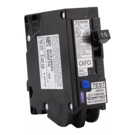 Siemens NEW SIEMENS QA115AFCN ARC FAULT CIRCUIT BREAKER TYPE AFCI 15 AMP 1 POLE