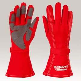 Speed Auckland Kartsport Gloves - Motorsport Gloves (Red, 10)