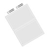 CAXUSD 2sets Acrylic Dry Erase Board Desk Whiteboard Whiteboard Magnets