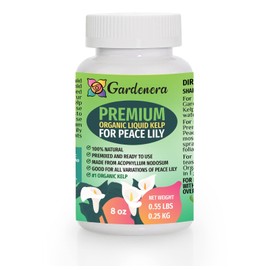 GARDENERA Premium Liquid Kelp Fertilizer for Peace Lilies - 8 oz - Boost Your Peace Lily Health Naturally