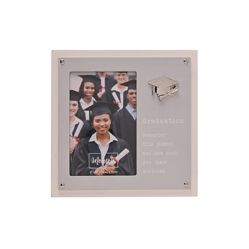 Widdop & Co. Graduation Congratulations 6x4'' Photo Frame - Remember