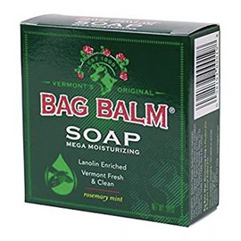 Bag Balm Mega Moisturizing Soap Lanolin Enriched Rosemary Mint 3.9 oz