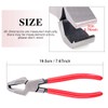 Hilitchi 8" Steel Drop Jaw Glass Pliers Glass Cutting Pliers