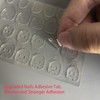 20 Sheets Nail Adhesive Tabs Press on Nail Sticky Tabs: