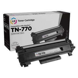 LD Products Compatible Toner Cartridge Replacements for Brother TN770 TN-770 TN760 TN-760 TN730 TN-730 Super High Yield (Black) for HL-L2370DW, MFC-L2730DW, MFC-L2750DW, MFC-L2750DW XL