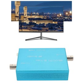 Video Distributor Amplifier, AHD CVI TVI HD Video Amplifier, Video Amplifier Booster for Home, Plug and Play