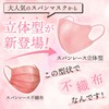 [医食同源ドットコム] 【90枚 30枚入x3箱】 iSDG 立体型スパンレース不織布カラーマスク SPUN MASK 個包装 ネイビー 30枚入×3箱