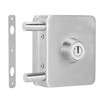 Glass Door Latch, Home Security Stainless Glass Door Lock No