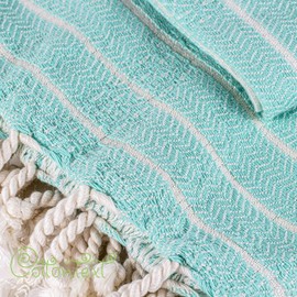 Cottontext Turkish Peshtemal, Beach Towel, Bath Towel, Spa and Gym Towel