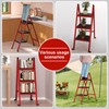 Ainai Step Ladder,Aluminum Ultra Thin Folding Step Stool,400 Lbs Capacity