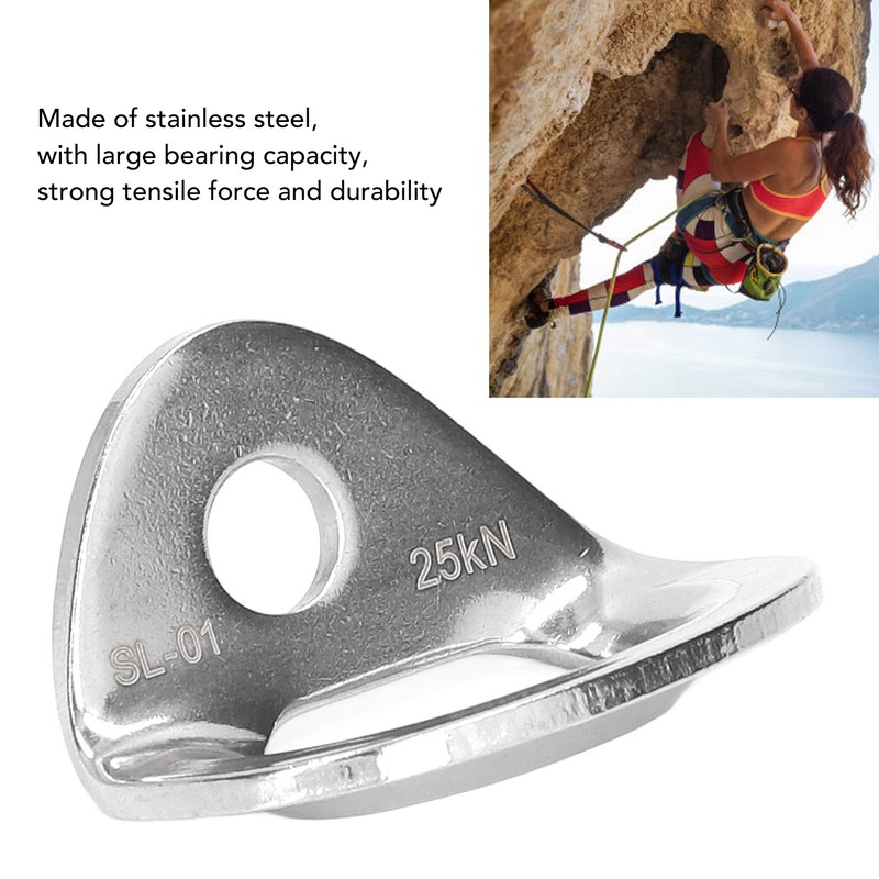 5PCS Climbing Anchor 316 Stainless Steel Climbing Hanger for Rappelling
