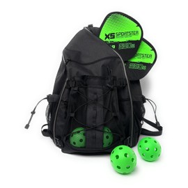 Premium Large Pickleball Bag with Shoe Compartment, Pickleball Bags for Women with Hook, Pickle Ball Bags Men with Straps – Safety Pocket Pickleball Backpack for Paddles & Pickleball Accessories