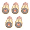 5Pcs 3/32in Gas Lens Collet Body Metal Welding Connector Replacement