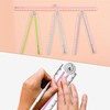4 PCS Folding Rulers, 30cm Foldable Ruler 15cm Clear Rulers