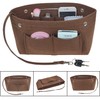 JSY-UP Felt Handbag Organiser Insert, Bag in Bag Organiser Insert,