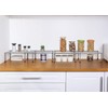 STORAGE MANIAC Set of 4 Expandable Kitchen Rack Wire Shelf