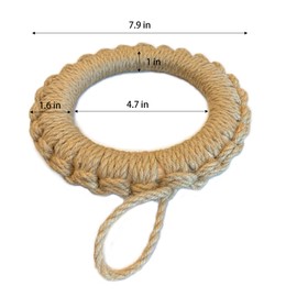 Trivets for Hot Dishes, Round Jute Woven Trivet, Handwoven Jute Trivet Mat for Dutch Oven, Hot Pots, Pans, Teapot and Tabletop