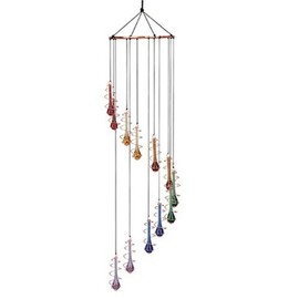 Red Carpet Studios Spiral Tune Teardrop Glass Rainbow