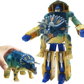 It's cool! Transforming Dinosaur Robot, Dinosaur Toy, Transforming Robot, Dinosaur Robot, 3D Puzzle, Robot Toy (Tricera Robot)