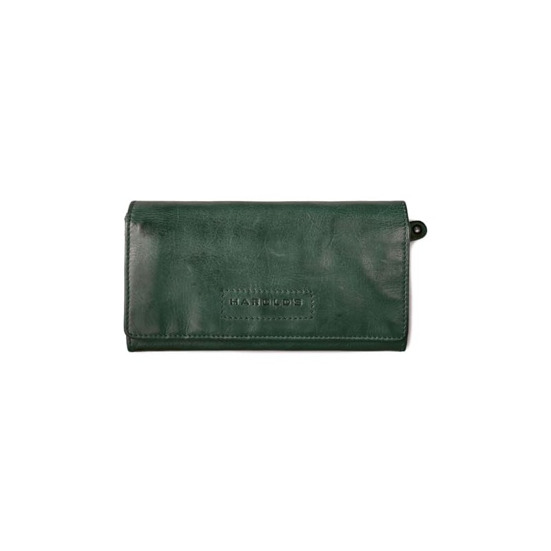 Harold's Leather Wallet 19 cm, Green