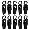 10 Pieces Hanging Laundry Hooks Clip Plastic Swivel Hanging Towel