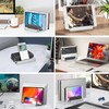 Vertical Laptop Stand,Upgraded Adjustable 4 Slots Laptop Stands, Desktop Aluminum