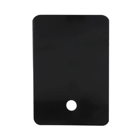 Colad Color Accuracy Matching Spray Out Metal Sample Cards with Black Strip for Coverage Test for Automotive Refinishing(25, Black)