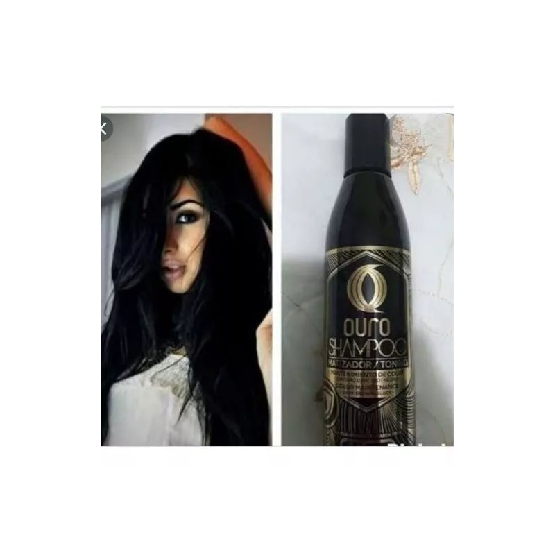Ouro Shampoo Matizador Negro 250 Ml