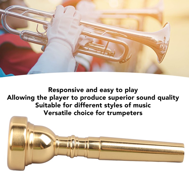 Trumpet Mouthpiece Metal Wind Musical Instrument Replacement Parts Accessories for