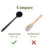 Cinlitek Silicone Body Scrubber, Long Handle Back Scrubber for Body,