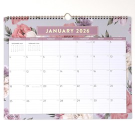 Blue Sky 2026 Monthly Wall Calendar, January 2026 - December 2026, Durable Twin Wire Binding, 15" x 12", Perfect For Home, Office And Classrooms, Tula