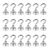 BTLIN Magnetic Hooks, Small Strong Neodymium Hook Magnet, 15 mm