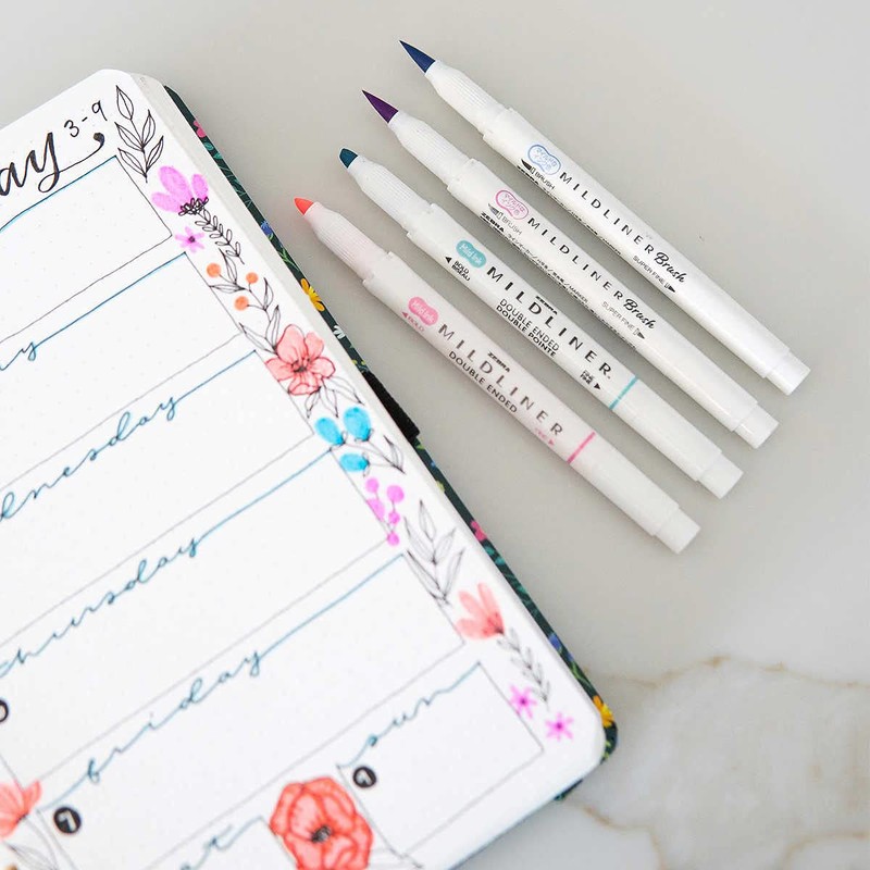 Mildliner Double Ended Creative Marker Bundle, 30 Count