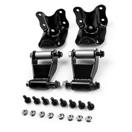 Rear Leaf Spring Shackles Hanger Brackets Repair Kit for Ford Ranger 1986-2011 Mazda B2300 B3000 B400 1994-2010 M-azda B2500 1998-2001 Replaces 722-001 722-010