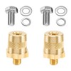 DXNQ 2PCS Battery Terminal Connectors Set, Auto Battery M8 Top