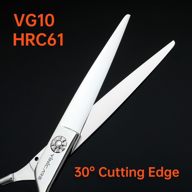 Professional Barber Hair Cutting Scissors - 6 Inch Haircut Shears,