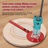 Router Circle Cutting Jig, Router Milling Groove Bracket, Cabinet Hardware