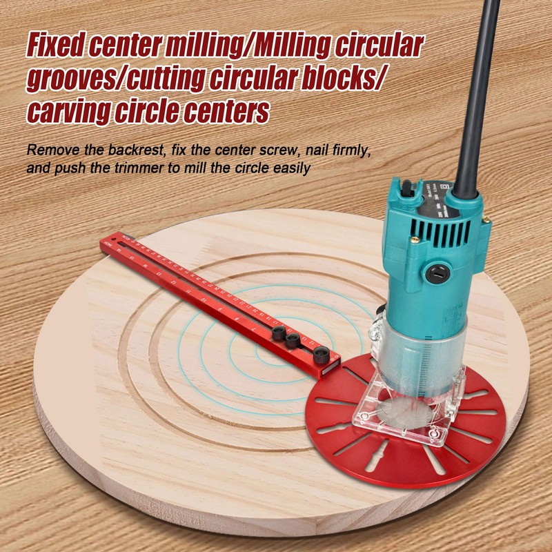 Router Circle Cutting Jig, Router Milling Groove Bracket, Cabinet Hardware