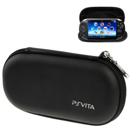 LUPO Black Hard Shell Bag with Shock Absorption for PS Vita, PSP 1000/2000/3000, Size: 195 x 100 x 32mm