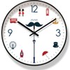 Lottogo Wall Clock 10 Inch Wall Clock for Living Room