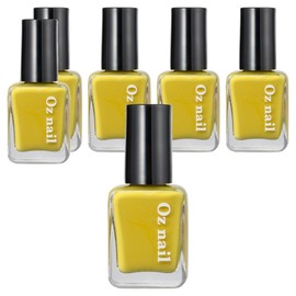 Oznail Shine Mood Nail Color Manicure, Posidia Yellow, 8ml, 6 pcs / 오즈네일 샤인 무드 네일 컬러 매니큐어, 포시디아옐로우, 8ml, 6개