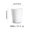 RabyLeo Paper Cup Design Ceramic Mug Eco-Friendly Reusable Cup, Minimalist